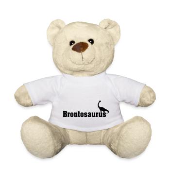 Brontosaurus - Teddy Bear - white - Front