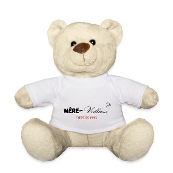Mère veilleuse depuis 1993 - Nounours - blanc - Devant