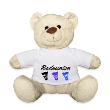 badminton - Nounours - blanc - Devant