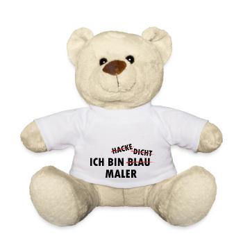 Handwerker Handyman Handwerk Werkzeug Baustelle - Teddy - Weiß - Vorne