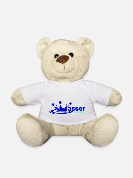 wasser ist mein element - Teddy - Weiß