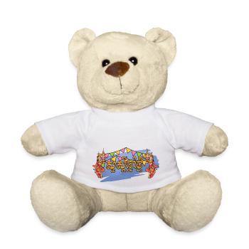 Cambodge Khmer Nouvel An Choul Chnam I Cadeau - Nounours - blanc - Devant