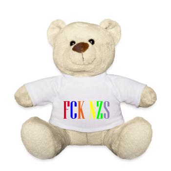 FCK NZS - Teddy Bear - white - Front