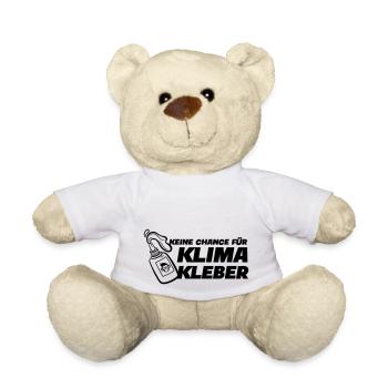 keine Chance für Klimakleber - Teddy - Weiß - Vorne