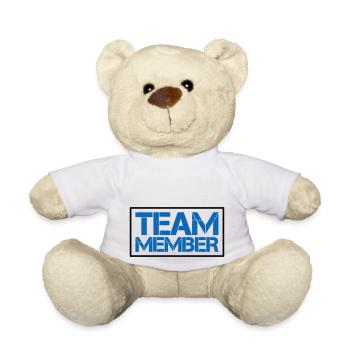 Team Member - Teddy Bear - white - Front