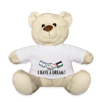 Ich habe einen Traum - Teddy - Weiß - Vorne