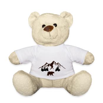 Bear Mountains Nature - Teddy Bear - white - Front