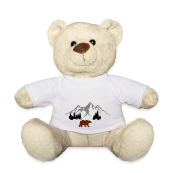Bear Mountains Nature - Teddy Bear - white - Front