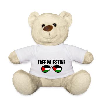 Free palestine - Teddy Bear - white - Front
