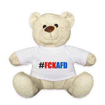 Fck afd - Teddy - Weiß - Vorne