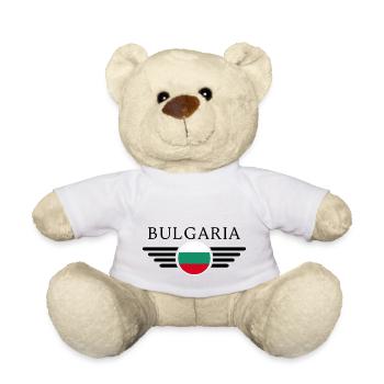 Bulgarien Charme T-Shirt - Teddy - Weiß - Vorne