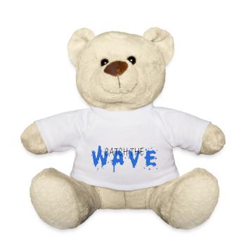 chatch the Wave - Teddy Bear - white - Front