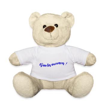 MAÎTRESSE. MAITRE. MERCI. MERCI MAÎTRESSE - Nounours - blanc - Devant