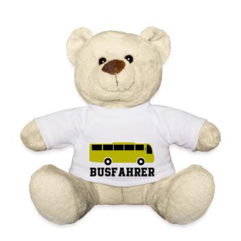 bus busfahrer - Teddy - Weiß - Vorne