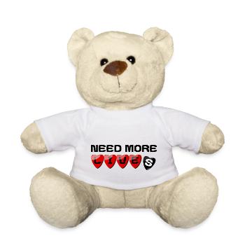 It needs more lives - Teddy Bear - white - Front