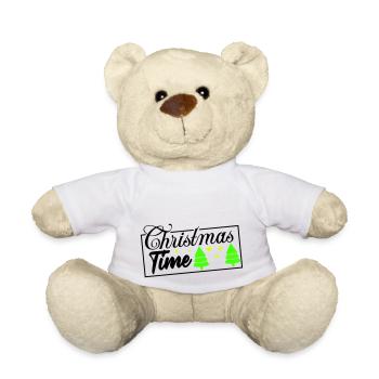 christmas time - Teddy - Weiß - Vorne