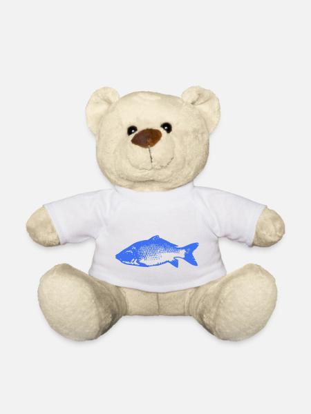 fische - Teddy - Weiß