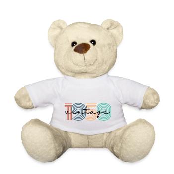1959 vintage rétro - Nounours - blanc - Devant