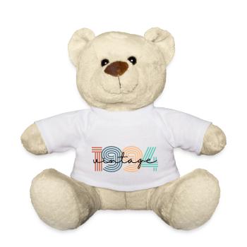 1994 Vintage Retro - Teddy Bear - white - Front