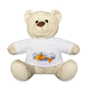 Poisson - Nounours - blanc - Devant