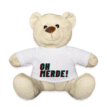 oh merde! - Teddy - Weiß - Vorne