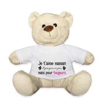 Ich hab dich lieb, Mama - Teddy - Weiß - Vorne