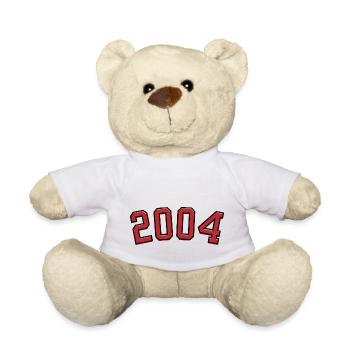 Année de naissance sport 2004 - Nounours - blanc - Devant