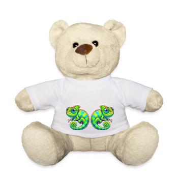 Chamäleon Comic - Teddy - Weiß - Vorne
