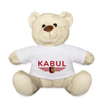 Kabul Design – Heart of Afghanistan - Teddy Bear - white - Front