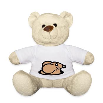 souris trou de souris trou de souris Peeps mignon drôle bande dessinée - Nounours - blanc - Devant