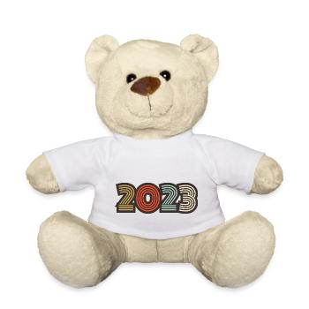 2023 Retro Jahrgang - Teddy - Weiß - Vorne