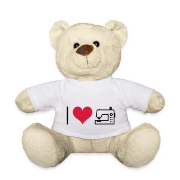 Sewing machine - Teddy Bear - white - Front