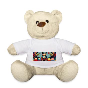 Lapin de Pâques n° 02 - Nounours - blanc - Devant