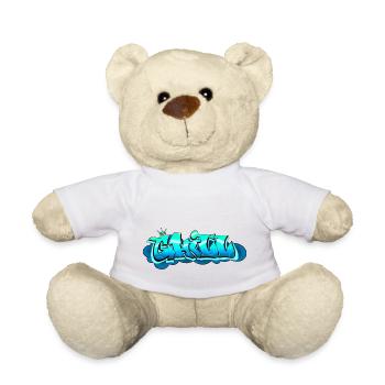 CHILL Graffiti Style – Cool & Urban - Nounours - blanc - Devant