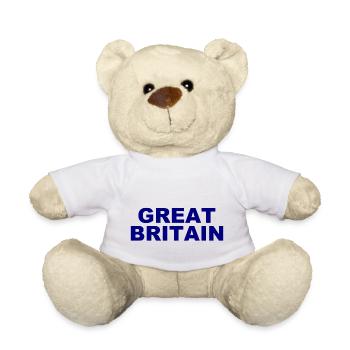 Grande-Bretagne - Angleterre - Football - Fußball - Nounours - blanc - Devant