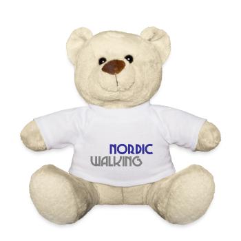 Nordic Walking - Sport - Endurance - Walking - Teddy Bear - white - Front