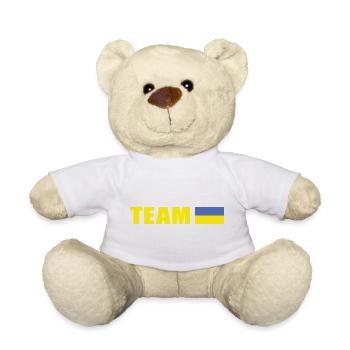 Support Team Ukraine - Teddy Bear - white - Front