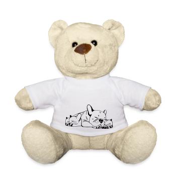 French Bulldog Mama - Teddy - Weiß - Vorne