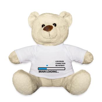 low_brain_connetion_loading_3c - Nounours - blanc - Devant