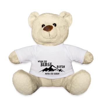 Wenn die Berge Rufen muss - Teddy - Weiß - Vorne