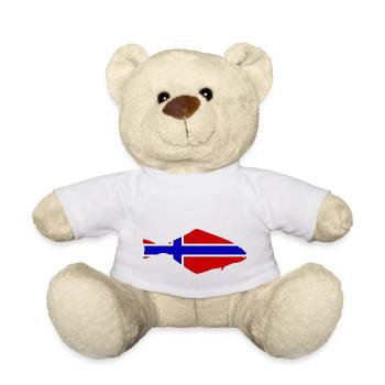 Heilbutt Norwegen - Teddy - Weiß - Vorne