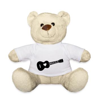 I love UKULELE - Teddy - Weiß - Vorne