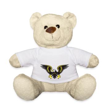 adler eagle bussard falke habicht hawk falcon53 - Teddy - Weiß - Vorne