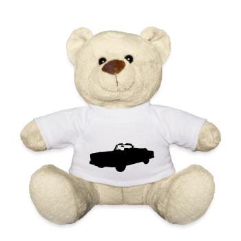 Lercabrio de voitures anciennes - Nounours - blanc - Devant