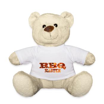 BBQ Master Griller Grill Meister Geschenk - Teddy - Weiß - Vorne