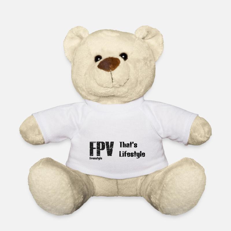 FPV T-Shirt - Teddy Bear - white