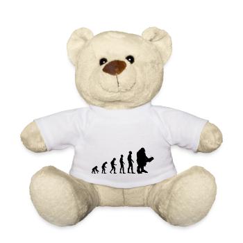 evolution troll - Teddy Bear - white - Front