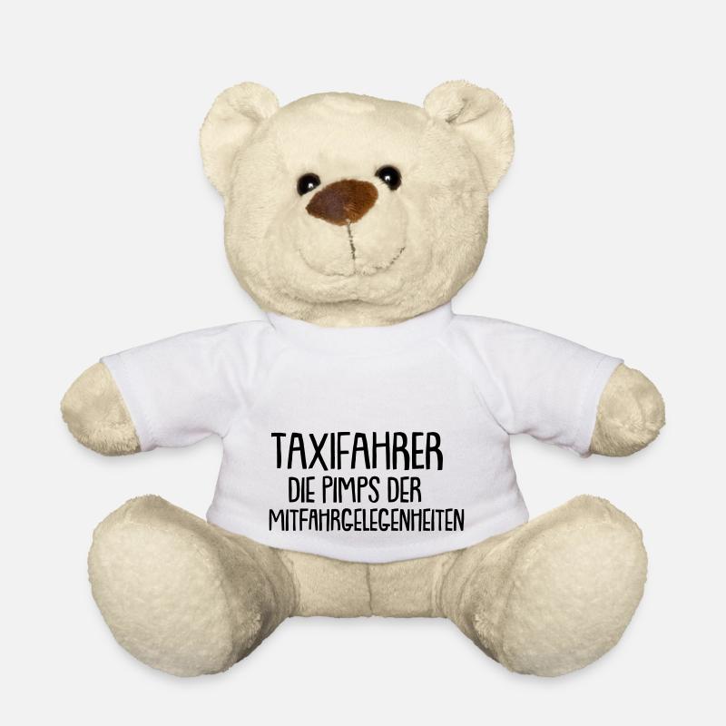 Taxifahrer - Teddy - Weiß