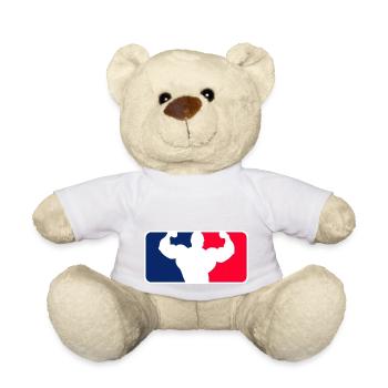 Bodybuilding League - Teddy Bear - white - Front