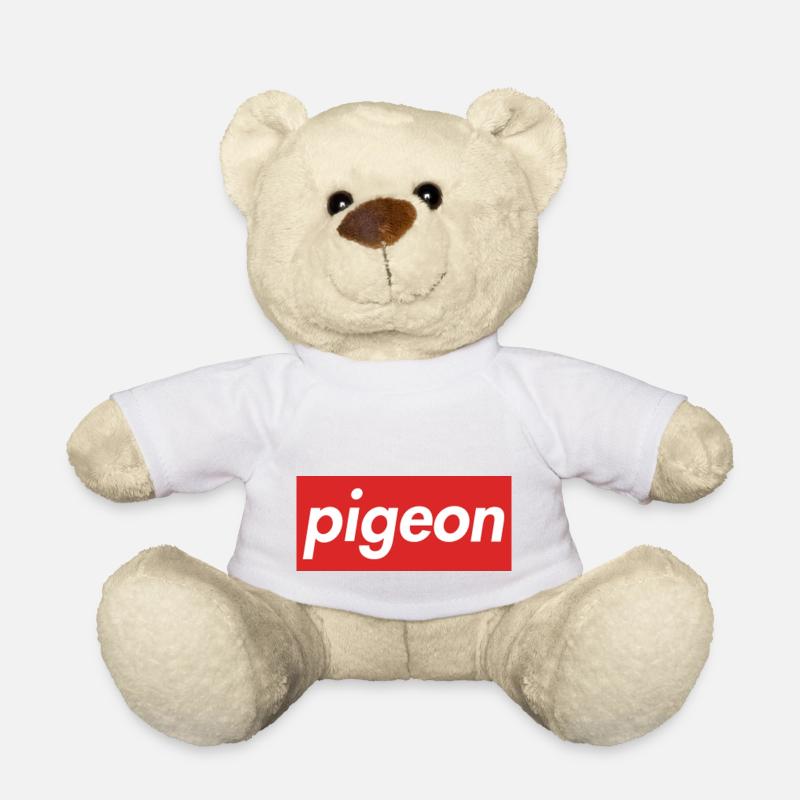 pigeon - Nounours - blanc